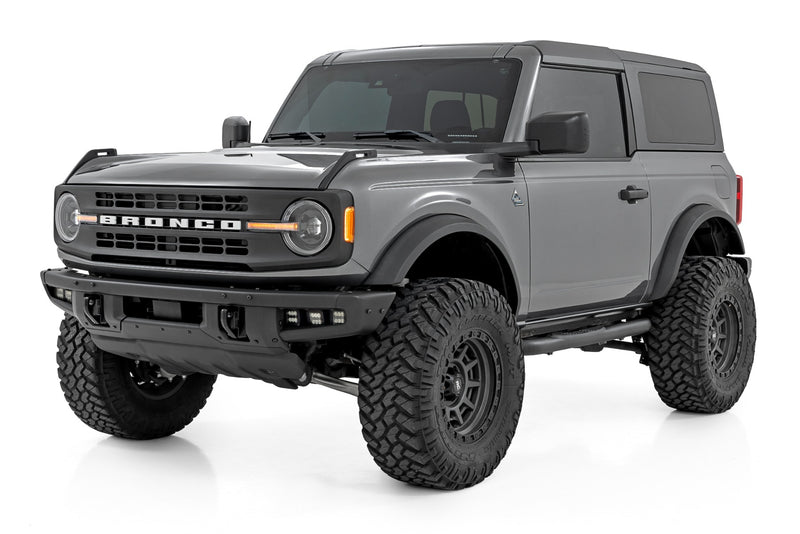 Rough Country Nerf Steps 3-Inch Tube | 2-Door | Ford Bronco 4WD (2021-2026)