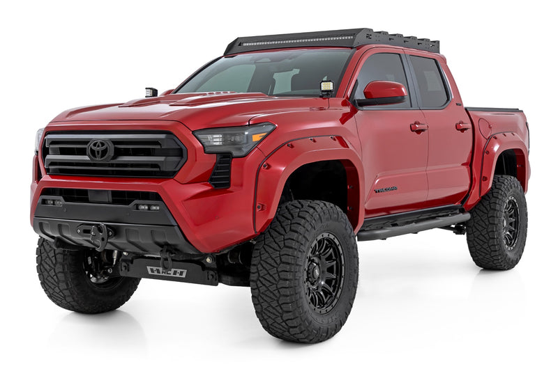 Rough Country Nerf Steps 3-Inch Tube | Double Cab | Toyota Tacoma 2WD/4WD (2024-2026)