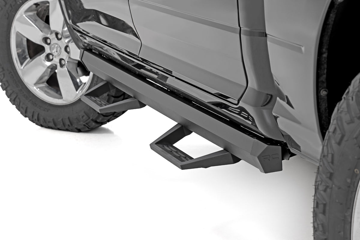 Rough Country SRL2 Adj Aluminum Step Crew Cab | Ram 1500/2500/3500 2WD/4WD (2010-2018 & Classic)