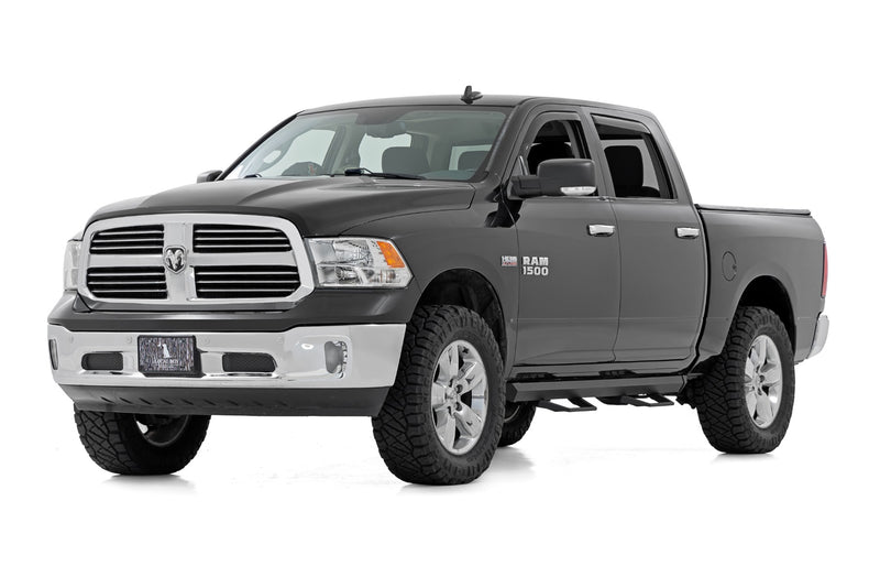 Rough Country SRL2 Adj Aluminum Step Crew Cab | Ram 1500/2500/3500 2WD/4WD (2010-2018 & Classic)