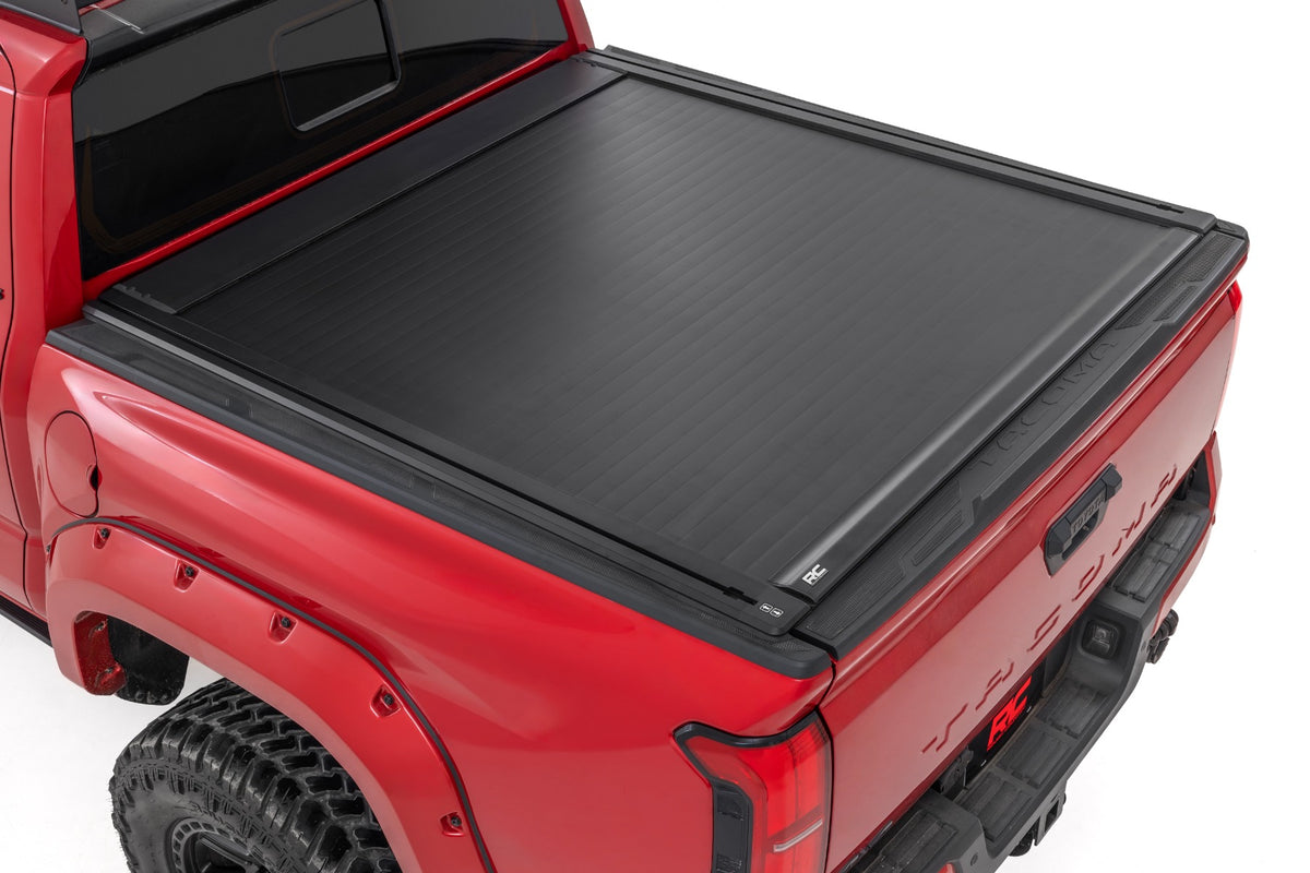 Rough Country Powered Retractable Bed Cover 5' Bed | Toyota Tacoma 2WD/4WD (2024-2026)