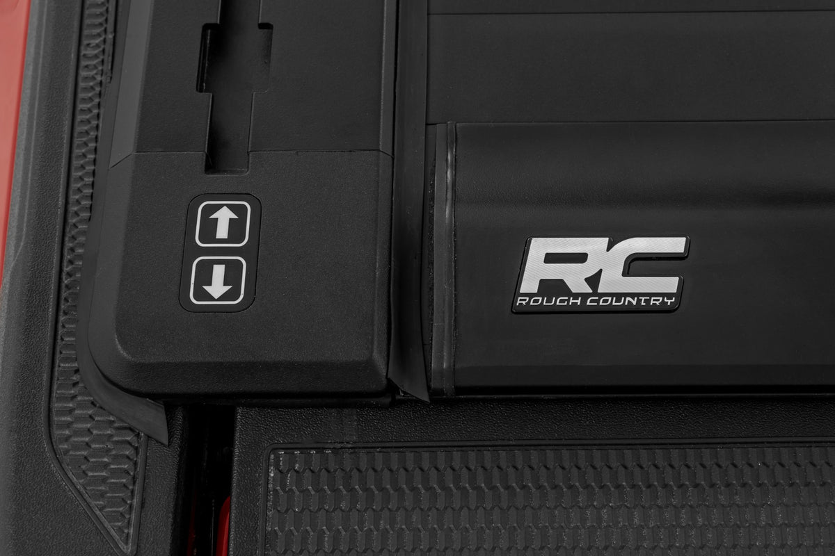 Rough Country Powered Retractable Bed Cover 5' Bed | Toyota Tacoma 2WD/4WD (2024-2026)