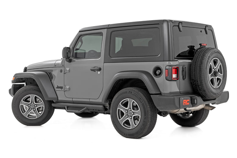 Rough Country Nerf Steps Full Length | 2 Door | Jeep Wrangler JL 4WD (2018-2026)