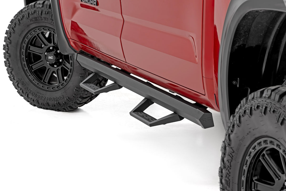 Rough Country SRL2 Adj Aluminum Steps CrewMax | Toyota Tundra 2WD/4WD (2022-2026)