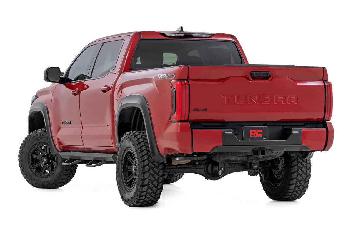 Rough Country SRL2 Adj Aluminum Steps CrewMax | Toyota Tundra 2WD/4WD (2022-2026)