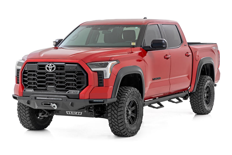 Rough Country SRL2 Adj Aluminum Steps CrewMax | Toyota Tundra 2WD/4WD (2022-2026)