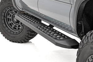 Rough Country RPT2 Running Board Double Cab | Black | Toyota Tacoma 2WD/4WD (2016-2023)