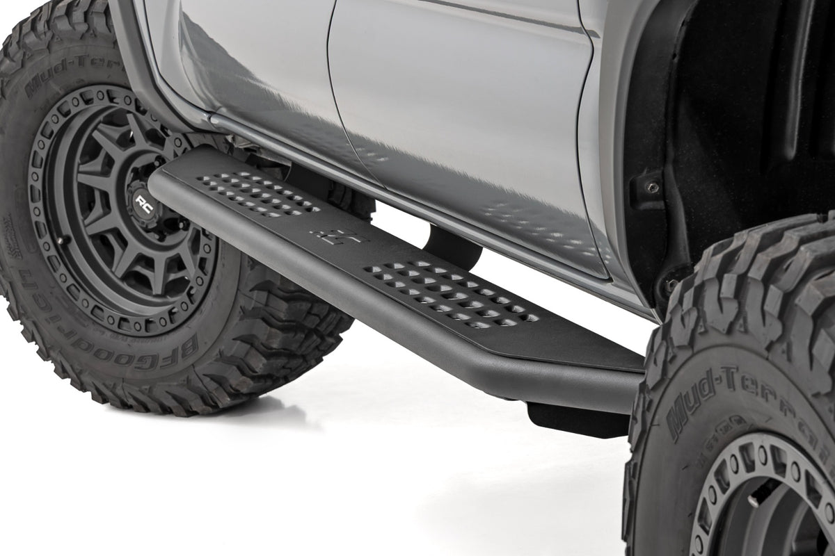 Rough Country OV2 Running Boards Side Step Bars | Crew Cab | Toyota Tacoma 2WD/4WD (16-23)