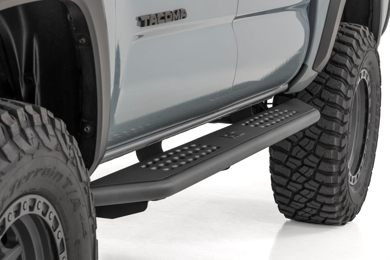 Rough Country OV2 Running Boards Side Step Bars | Crew Cab | Toyota Tacoma 2WD/4WD (16-23)