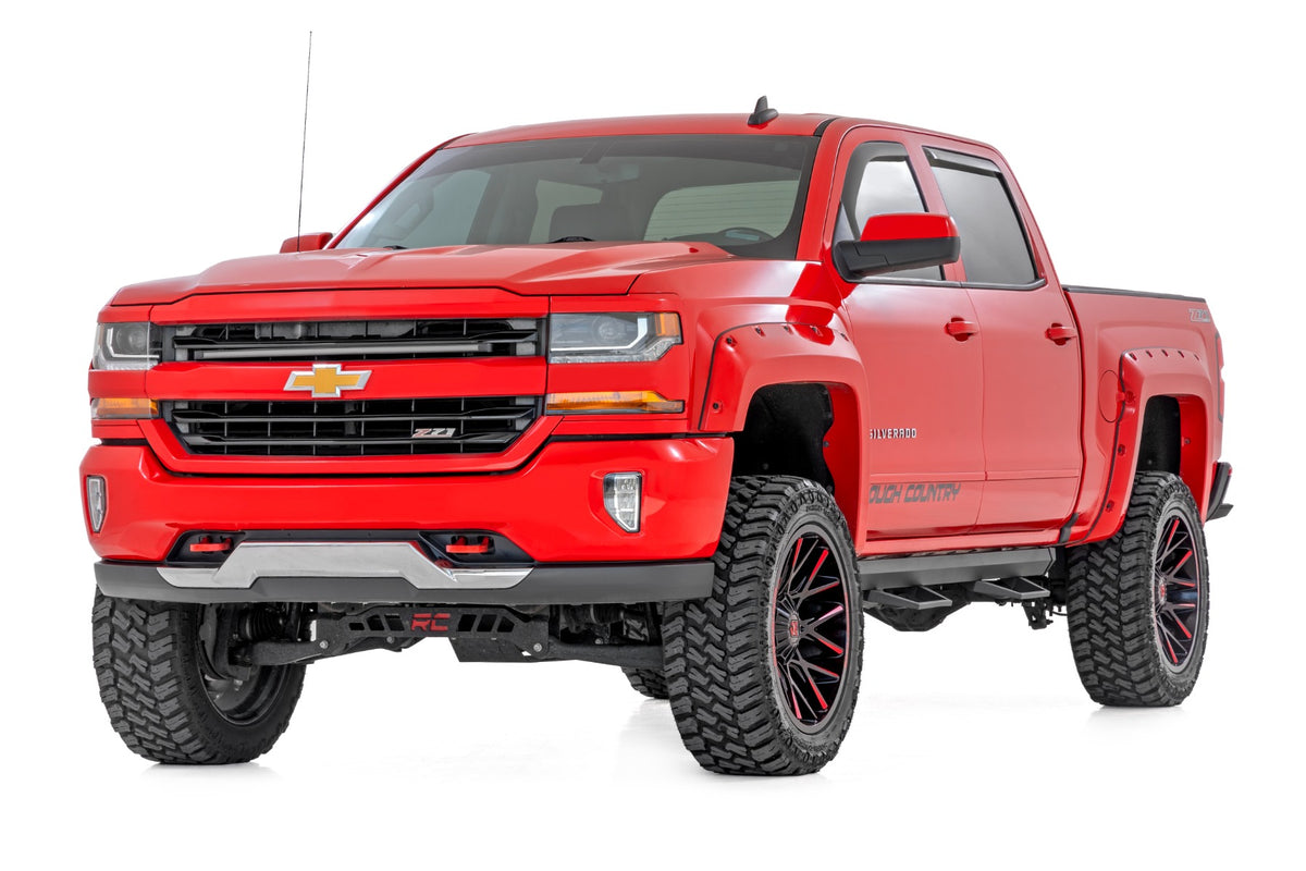 Rough Country SRL2 Adj Aluminum Step Crew Cab | Chevy/GMC 1500/2500HD/3500HD (07-18 & Classic)