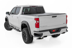 Rough Country AC2 Running Boards Amber/White | Crew Cab | Chevy/GMC 1500/2500HD/3500HD (19-26)