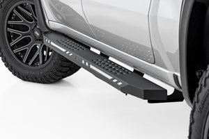 Rough Country AC2 Running Boards Amber/White | Crew Cab | Chevy/GMC 1500/2500HD/3500HD (19-26)