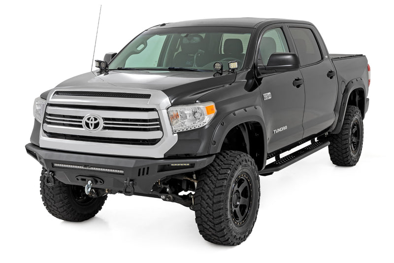 Rough Country OV2 Running Boards Side Step Bars | Crew Cab | Toyota Tundra 2WD/4WD (07-21)