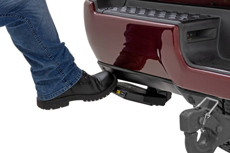 Rough Country Retractable Bed Step Manual Pull | Ram 2500/3500 2WD/4WD (2019-2026)