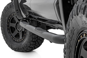 Rough Country Nerf Steps 3-Inch Tube | CrewMax | Toyota Tundra 4WD/2WD (2007-2021)