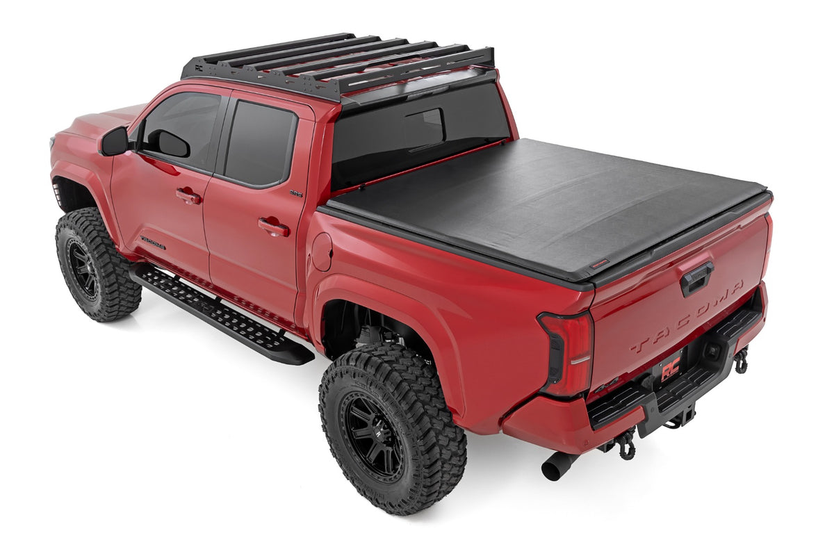 Rough Country Soft Roll Up Bed Cover 5' Bed | Toyota Tacoma 2WD/4WD (2024-2026)