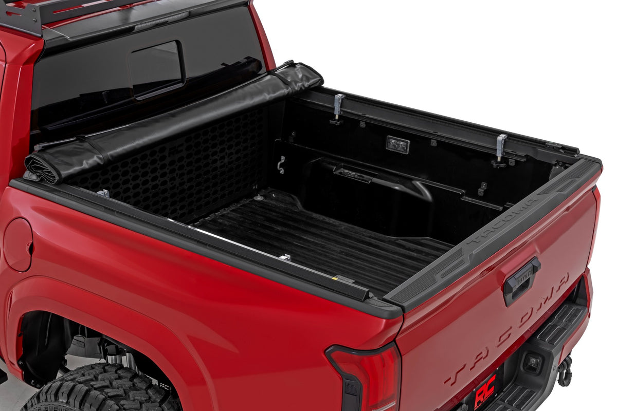 Rough Country Soft Roll Up Bed Cover 5' Bed | Toyota Tacoma 2WD/4WD (2024-2026)