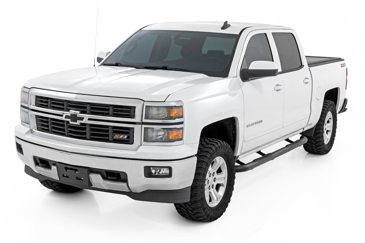 Rough Country Nerf Steps 3-Inch Tube | Chevy/GMC 1500/2500HD/3500HD (07-19 & Classic)