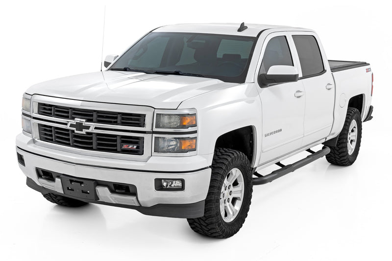 Rough Country Nerf Steps 3-Inch Tube | Chevy/GMC 1500/2500HD/3500HD (07-19 & Classic)