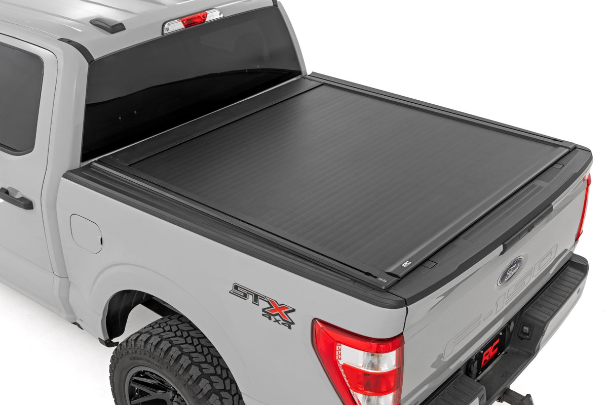 Rough Country Powered Retractable Bed Cover | Ford F-150 (15-26)/F-150 Lightning (22-26)