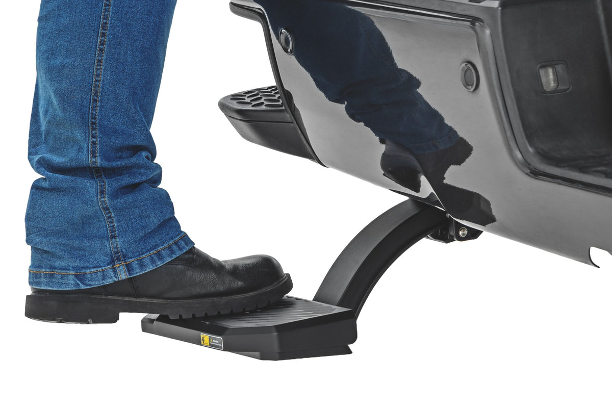 Rough Country Retractable Bed Step Manual Pull | Chevy/GMC 2500HD/3500HD (15-19)