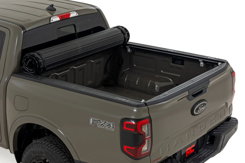 Rough Country Hard Roll Up Bed Cover 5' Bed | Ford Ranger 2WD/4WD (2024-2025)