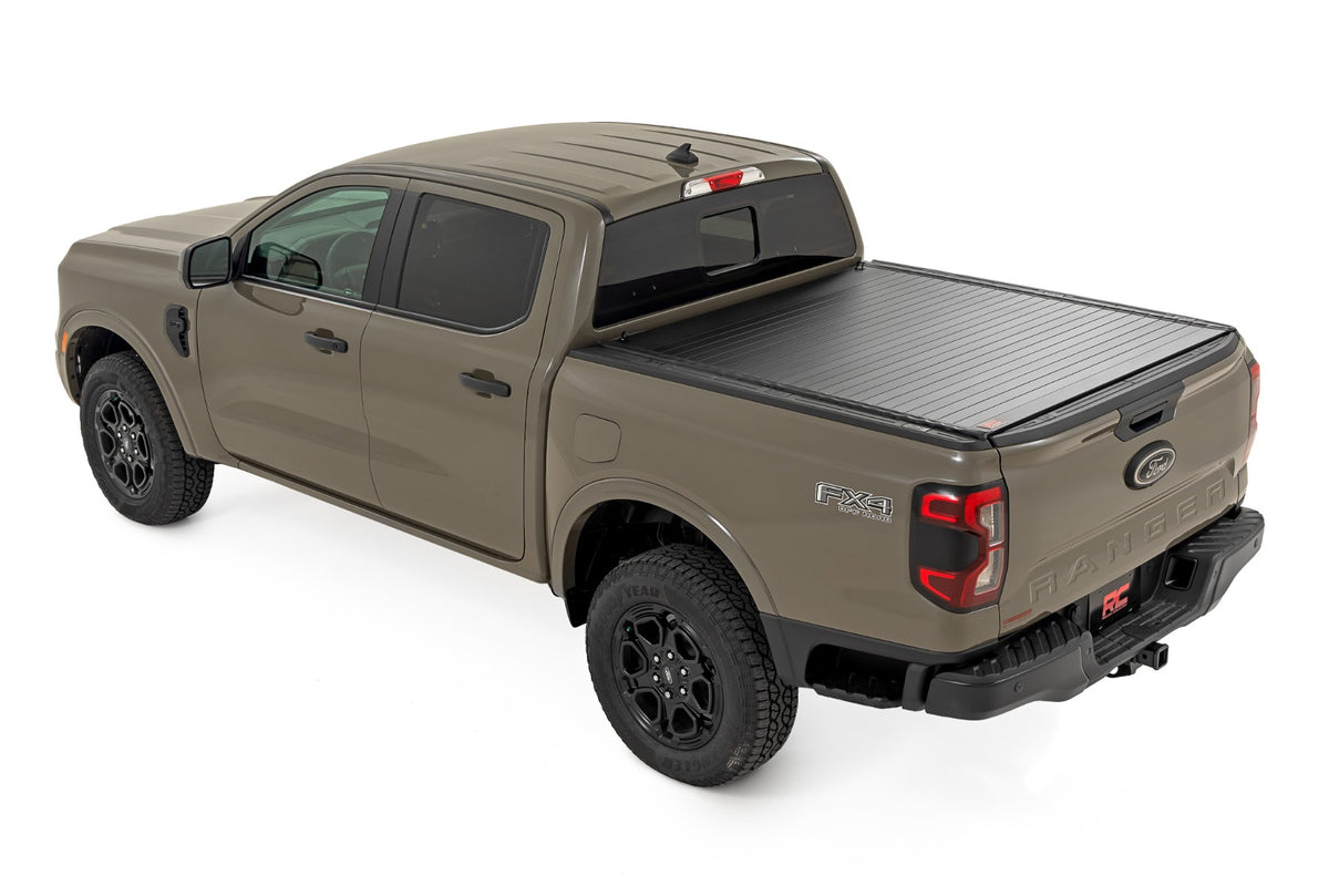 Rough Country Hard Roll Up Bed Cover 5' Bed | Ford Ranger 2WD/4WD (2024-2025)