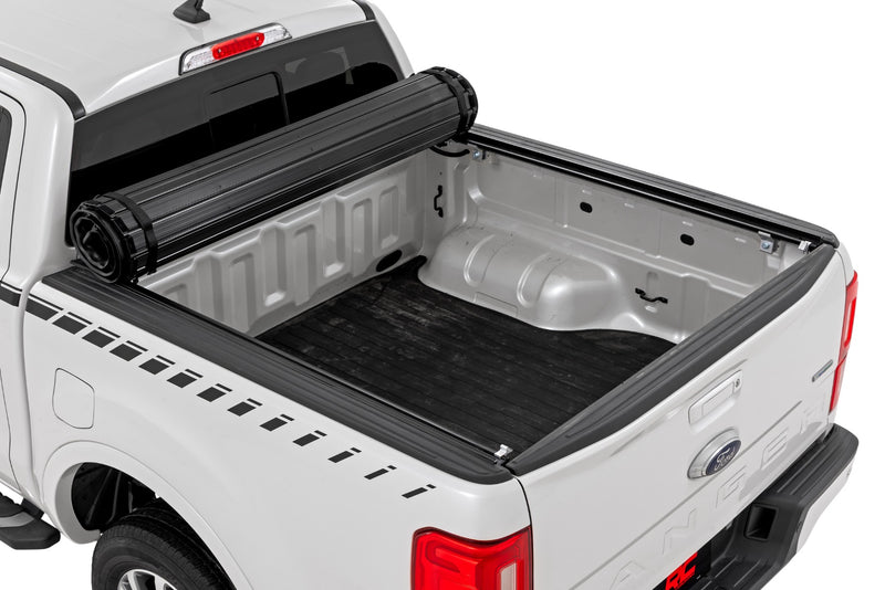 Rough Country Hard Roll Up Bed Cover 5' Bed | Ford Ranger 2WD/4WD (2019-2023)