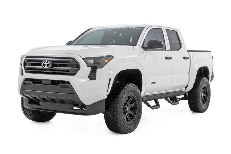 Rough Country SRX2 Adjustable Aluminum Steps Double Cab | Toyota Tacoma 2WD/4WD (24-26)