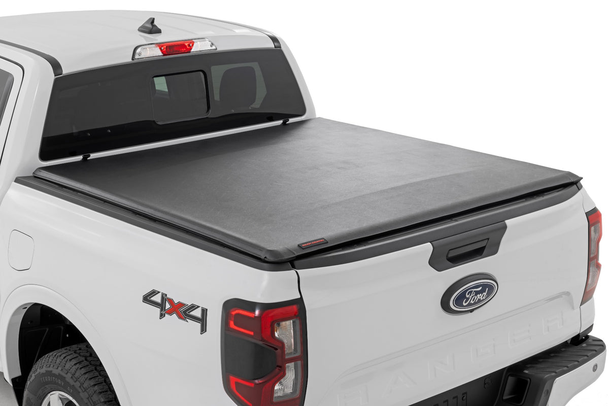 Rough Country Soft Roll Up Bed Cover 5' Bed | Ford Ranger 2WD/4WD (2024-2025)