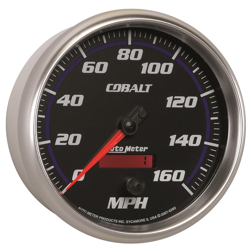 Autometer Cobalt 5in 160mph In-Dash Electronic Programmable Speedometer