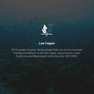 R1 99-04 Ford Mustang Front R1 Ceramic Brake Pads