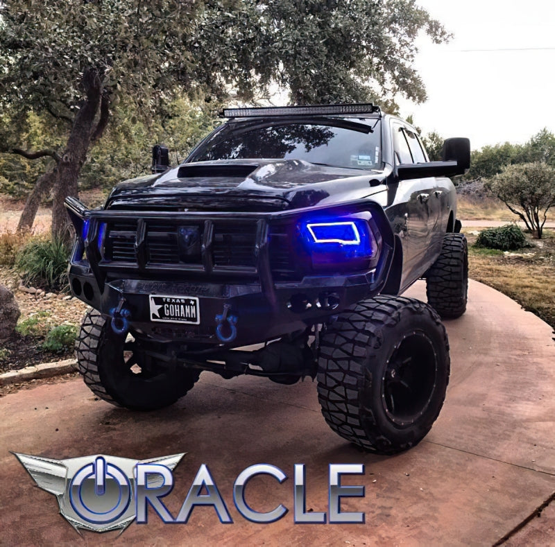 Oracle Dodge Ram Sport 09-18 LED Headlight Halo Kit - ColorSHIFT w/ BC1 Controller