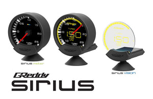 GReddy Sirius Unify Turbo Boost Gauge Set (Sirius Meter w/Boost Pressure Sensor Set & Vision Displ)