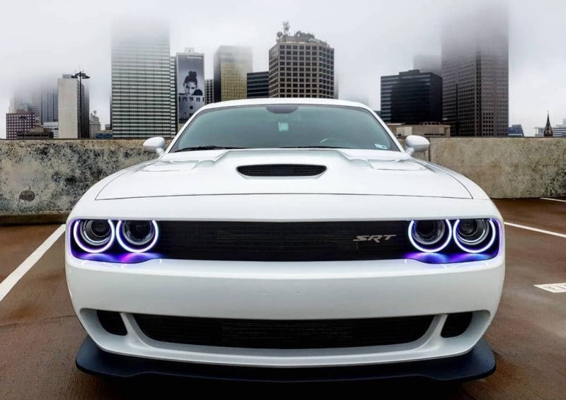 Oracle Dodge Challenger 15-21 LED Waterproof Halo Kit - ColorSHIFT w/ 2.0 Controller