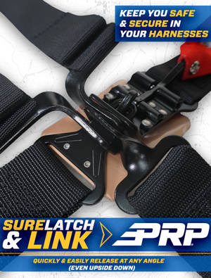 PRP 4.2 Harness with Latch / Link Lap Belt- Blue