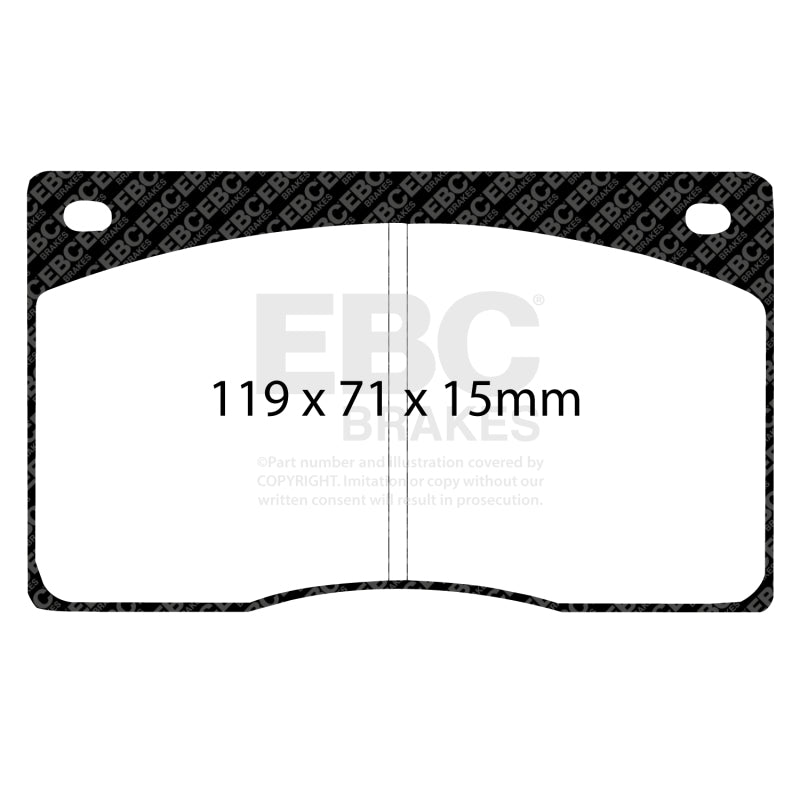 EBC 93-97 Aston Martin DB7 3.2 Supercharged Redstuff Front Brake Pads