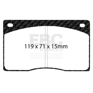 EBC 93-97 Aston Martin DB7 3.2 Supercharged Yellowstuff Front Brake Pads