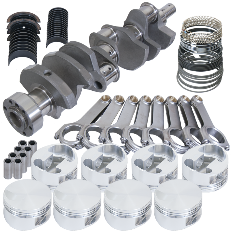 Eagle Chevy 454 1Pc 4.000in Crank 6.385in H-Beam -3cc Flat Top 4.280in Pistons Rotating Assembly