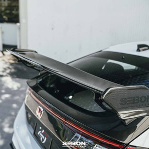 Seibon 23+ Honda Civic Type R MB-Style Carbon Fiber Rear Spoiler