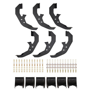 Westin 19-25 Chevy/GMC Silverado/Sierra 1500/2500/3500 Double Cab AT6 Running Boards Black