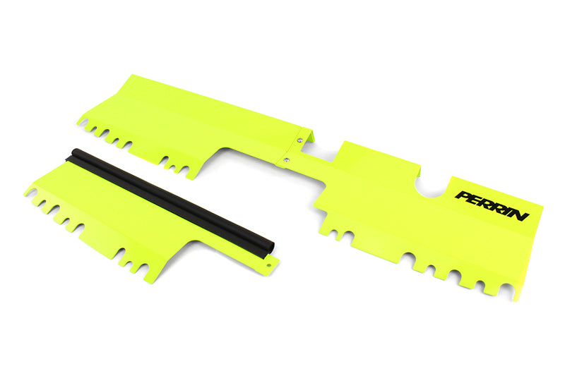 PERRIN 15-21 Subaru WRX/STI Radiator Shroud (With/Without OEM Intake Scoop) - Neon Yellow