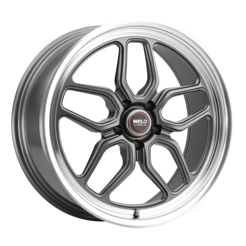 Weld S108 22X9 Laguna 5X115 ET20 BS5.75 Gloss Gun Diamond Lip 71.5