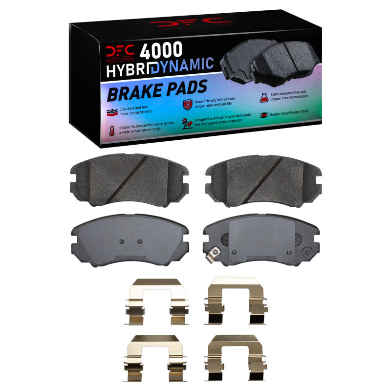 R1 02-13 Hyundai Elantra Front Semi Met Pads & Hardware Kit