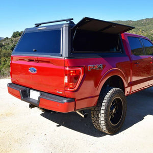 Westin 19-23 Ford Ranger CC 5ft. Bed EXP Truck Cap - Black (Box 1 ONLY)