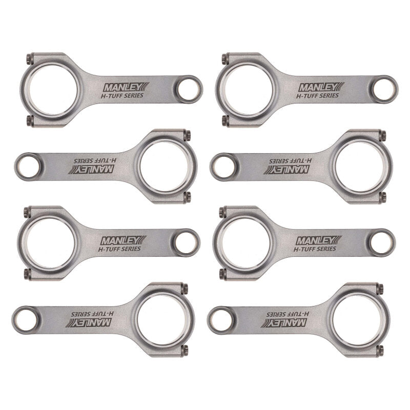 Manley Chevrolet LS 6.125 Length H Tuff Series Connecting Rod Single w/ ARP 2000 Bolts