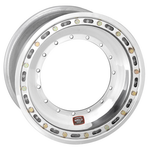 Weld Sprint Direct Mount 15x10/5x9.75/5 BS - Polished Shell - Polished OBL - Polished Cover Wheel