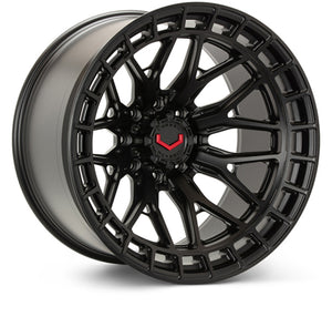 Vossen LCX-02 24x14 - 6x139.7 - ET44 - Mega Deep - 78.1 - Satin Black Wheel