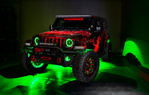 Oracle Jeep Wrangler JL/JT Sport High Performance W LED Fog Lights - w/o Controller