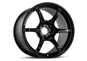 Advan RG-4 18x9 +53 5x120 Semi Gloss Black Wheel